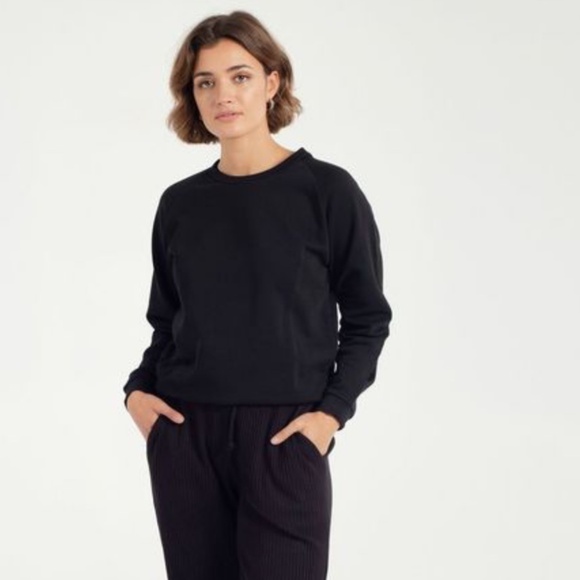 Baserange Black Basic sweatshirt and Pants (2pc set) - Picture 1 of 6